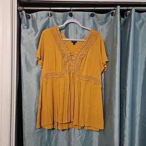 Golden yellow blouse